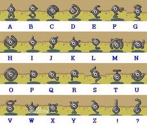 口袋妖怪白金未知图腾有什么用