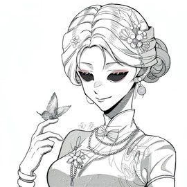 第五人格红蝶怎么画