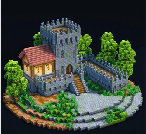 我的世界怎么做小镇